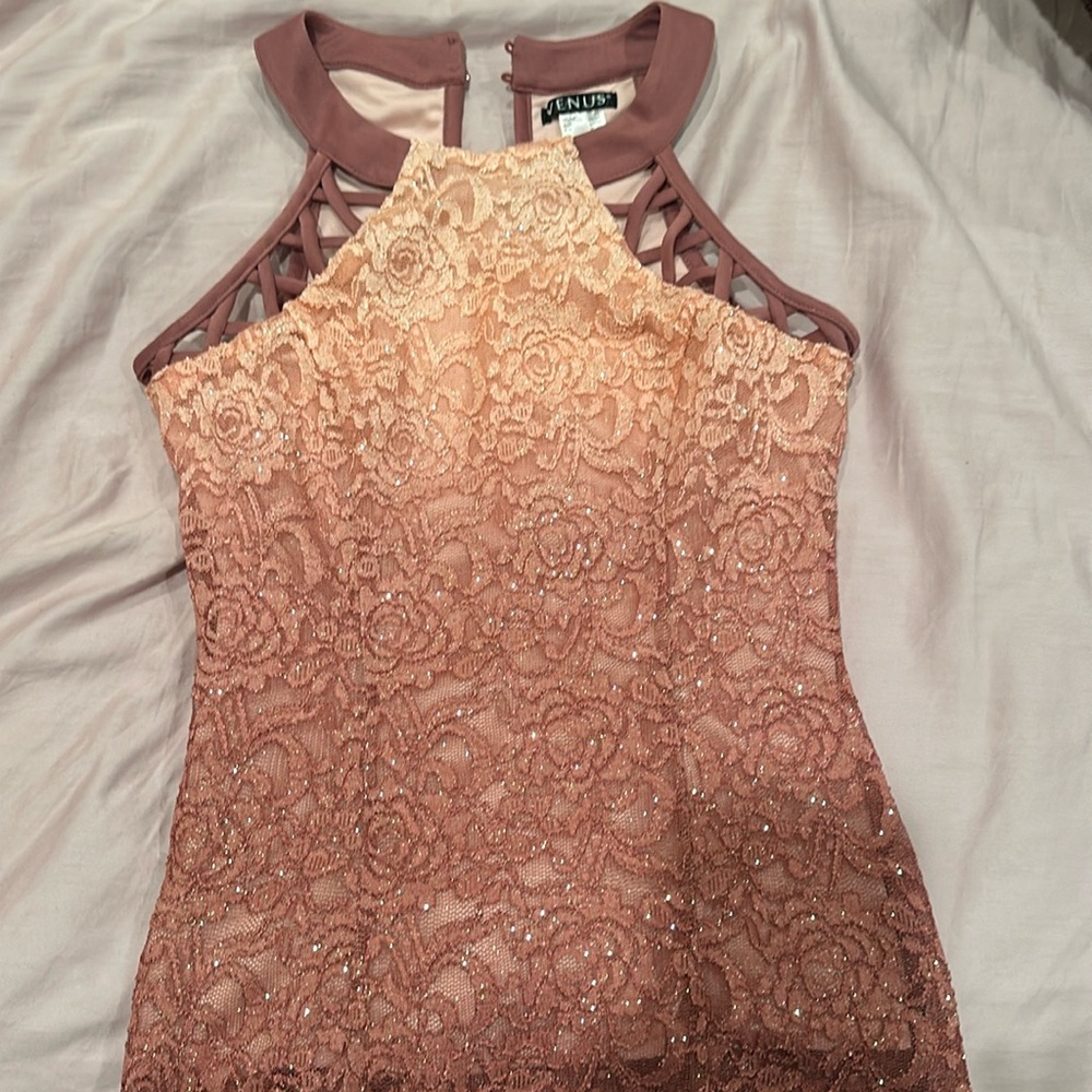 Sparkled rose patterned women’s top